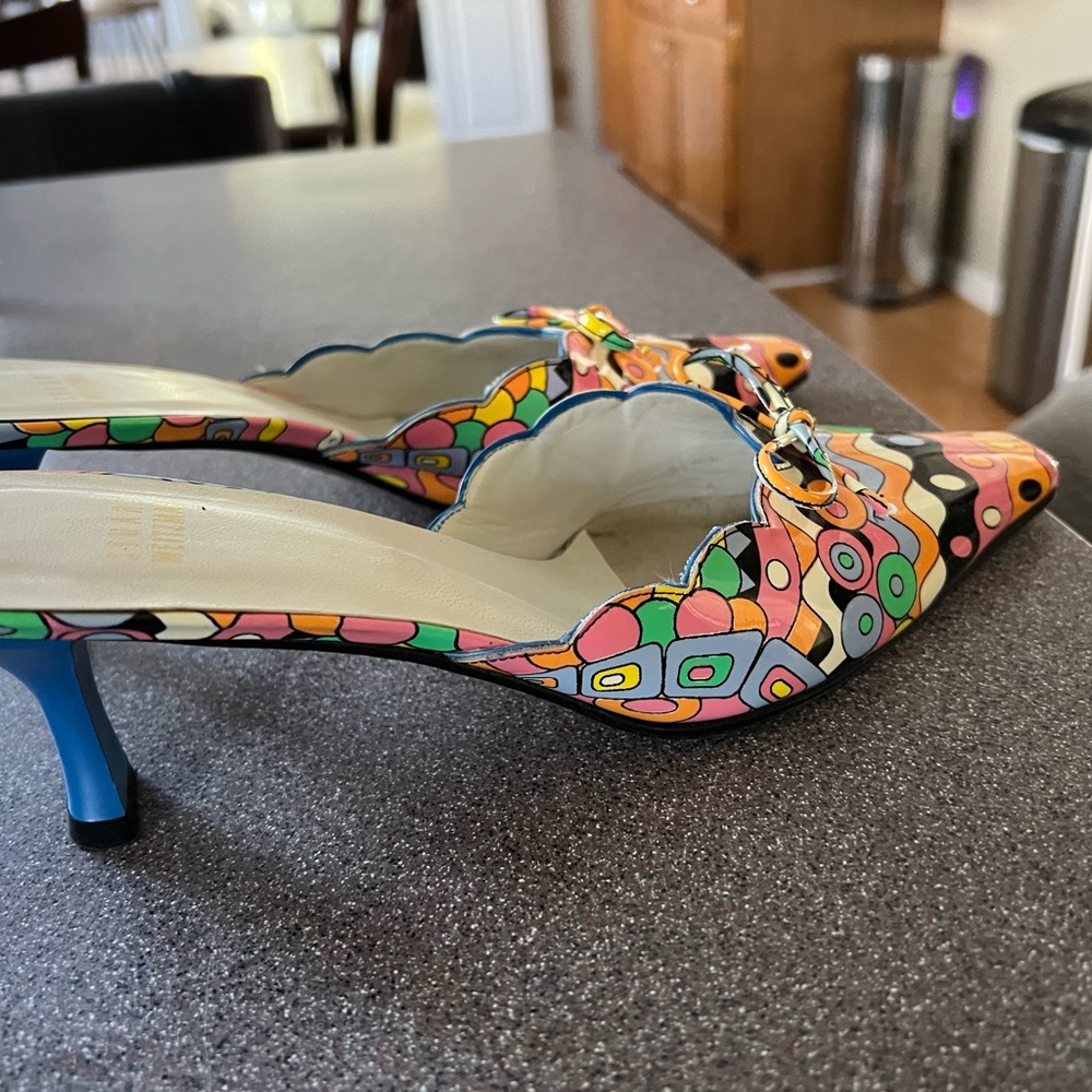 Stuart Weitzman Multicolor Heels - Picture 4 of 5